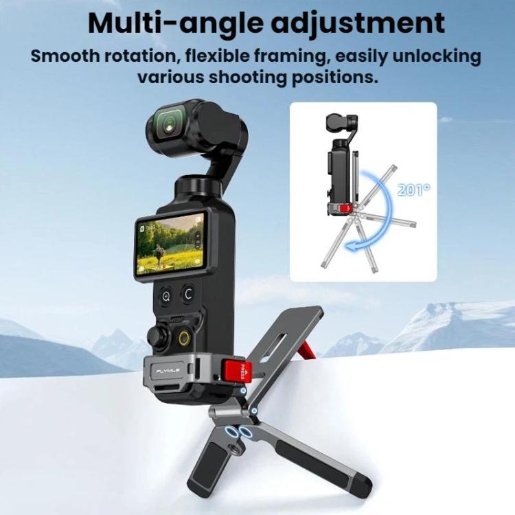 Base magnética multifuncional Flymile (aleación de aluminio) para DJI Osmo Pocket 4 — imagen 7