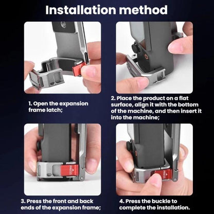 Base adaptadora magnética multifuncional BRDRC para DJI Osmo Pocket 3 (Titanio) — imagen 11
