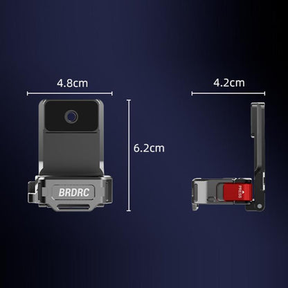 Base adaptadora magnética multifuncional BRDRC para DJI Osmo Pocket 3 (Titanio) — imagen 2