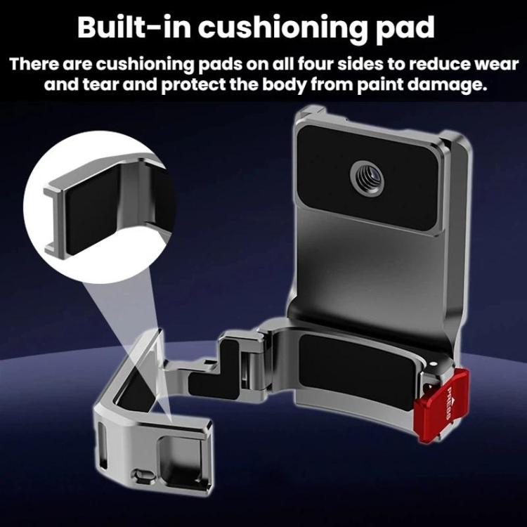 Base adaptadora magnética multifuncional BRDRC para DJI Osmo Pocket 3 (Titanio) — imagen 5