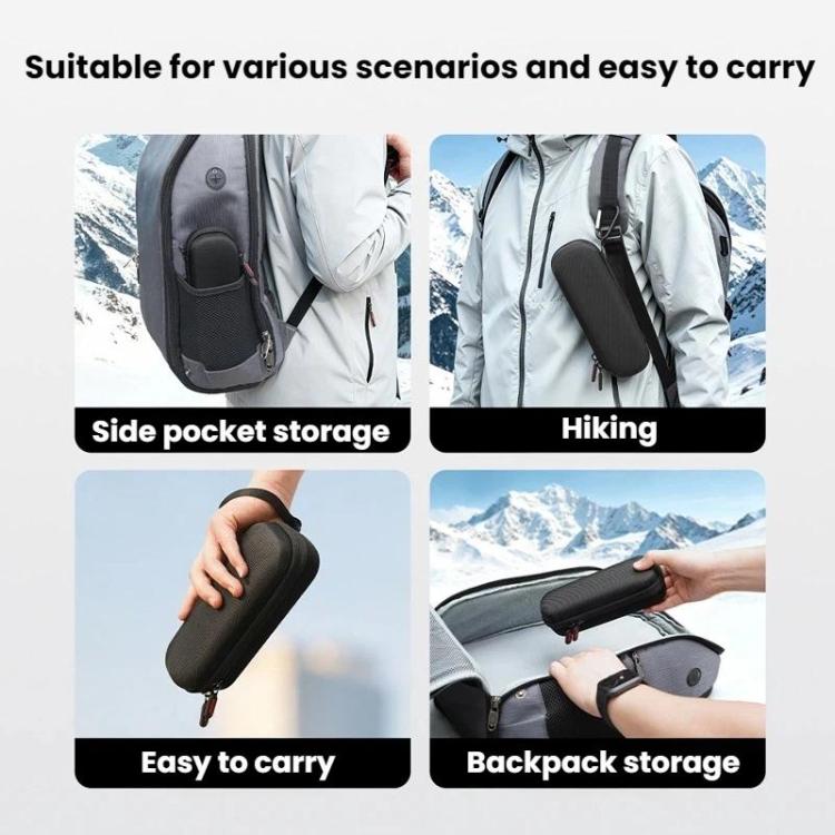 Estuche de transporte portátil BRDRC para DJI Osmo Pocket 4 (Negro) — imagen 7