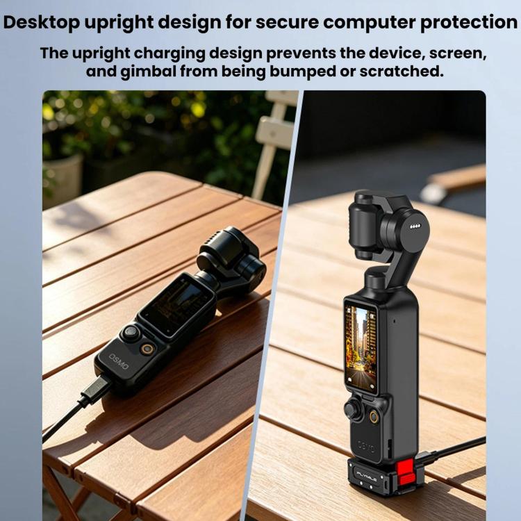 Adaptador de carga magnético de liberación rápida Flymile para DJI Osmo Pocket 4 (negro) — imagen 7