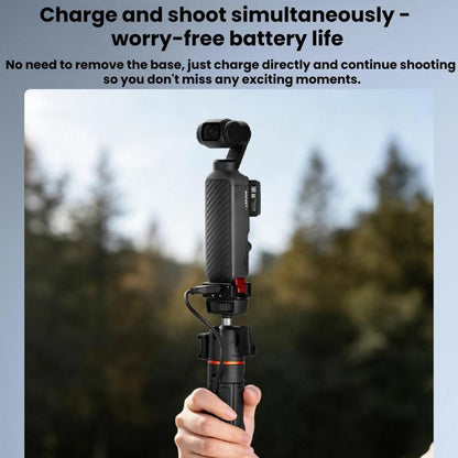 Adaptador de carga magnético de liberación rápida Flymile para DJI Osmo Pocket 4 (negro) — imagen 9