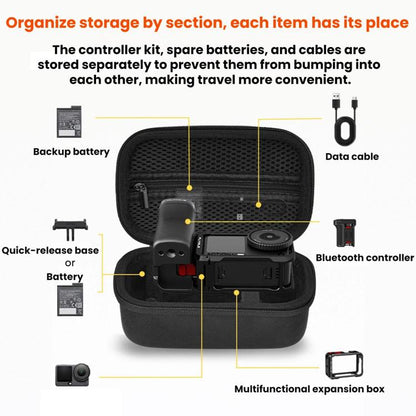Bolsa de almacenamiento Flymile para el mango de la cámara de fotografía callejera Action 6 / 5 / 4 / Insta360 Ace Pro 2 (ne…