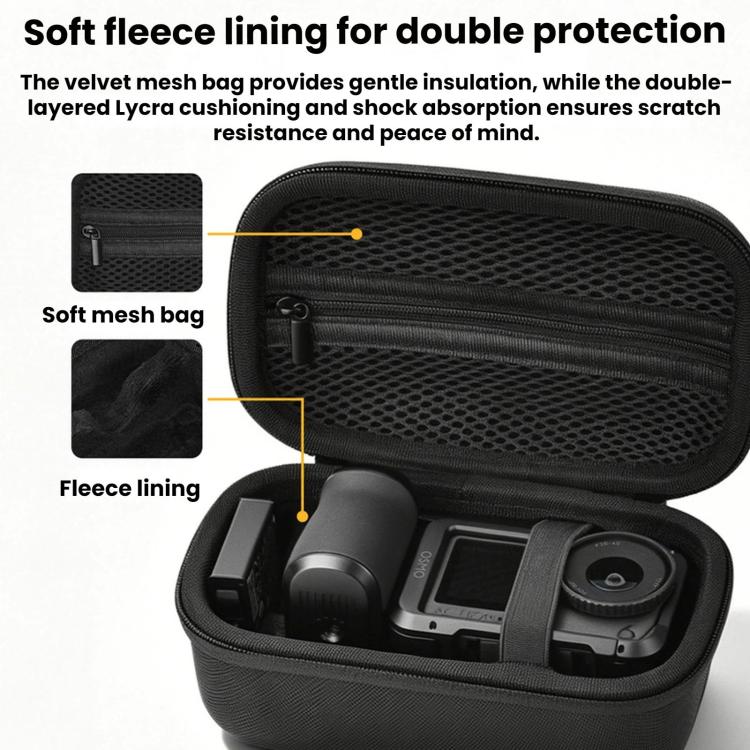 Bolsa de almacenamiento Flymile para el mango de la cámara de fotografía callejera Action 6 / 5 / 4 / Insta360 Ace Pro 2 (ne…