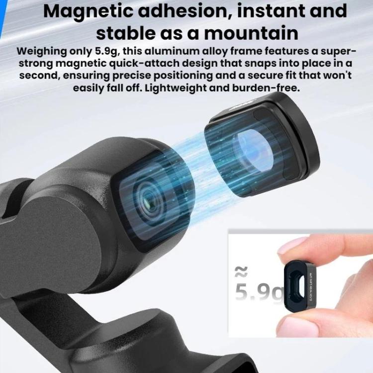 Filtro extensor BRDRC, accesorio de filtro de ampliación para DJI Osmo Pocket 3 (filtro blanqueador) — imagen 3
