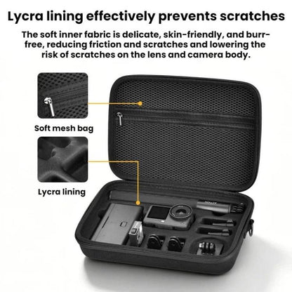 Bolsa de almacenamiento para hombro/bandolera BRDRC para DJI Osmo Action 6 (negra) — imagen 3