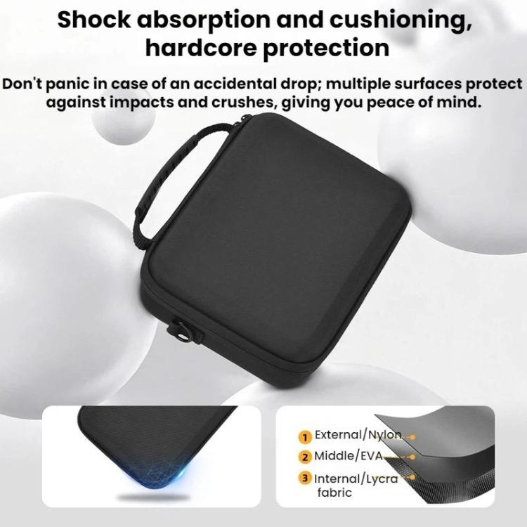 Bolsa de almacenamiento para hombro/bandolera BRDRC para DJI Osmo Action 6 (negra) — imagen 4