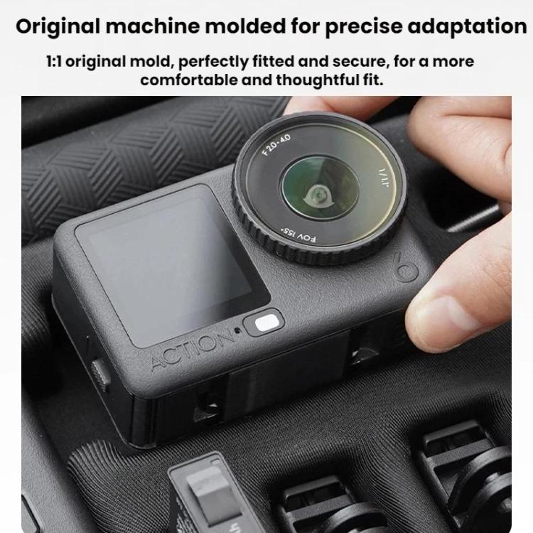 Bolsa de almacenamiento para hombro/bandolera BRDRC para DJI Osmo Action 6 (negra) — imagen 6