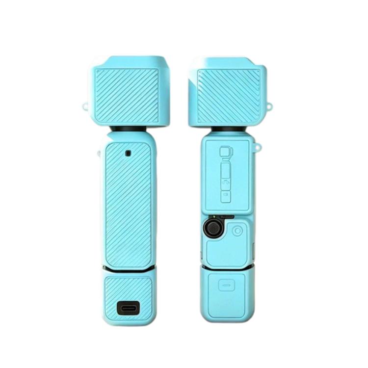 Funda de silicona 4 en 1, kit de protección integral, antiarañazos y a prueba de golpes con cordón para DJI Osmo Pocket 4 (a…