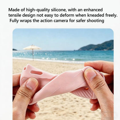 Funda de silicona 4 en 1, kit de protección integral, antiarañazos y a prueba de golpes con cordón para DJI Osmo Pocket 4 (n…