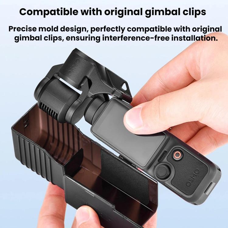 Funda protectora para lente de pantalla BRDRC para DJI Osmo Pocket 4 (negra) — imagen 6