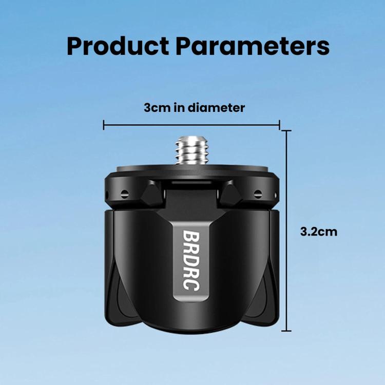 Soporte magnético para trípode BRDRC para DJI Osmo Pocket 4 (negro) — imagen 3