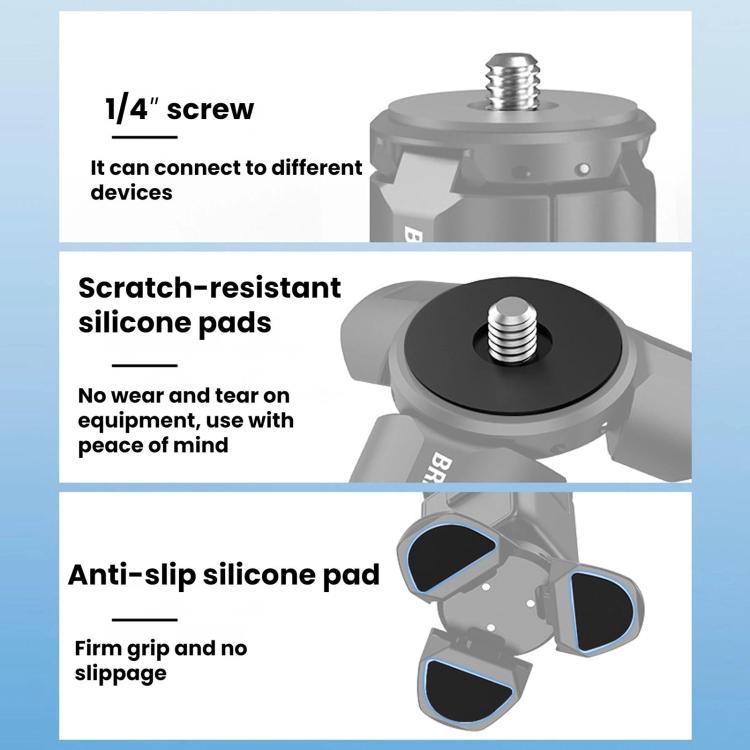 Soporte magnético para trípode BRDRC para DJI Osmo Pocket 4 (negro) — imagen 4