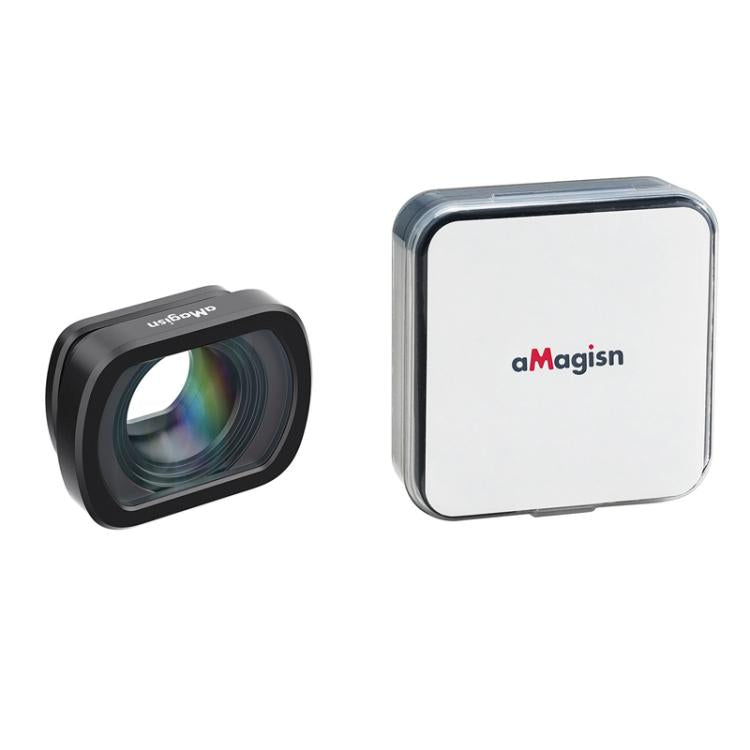 Lente macro aMagisn 10X, filtro de lente de cristal óptico magnético con marco de aleación de aluminio para DJI Osmo Pocket…