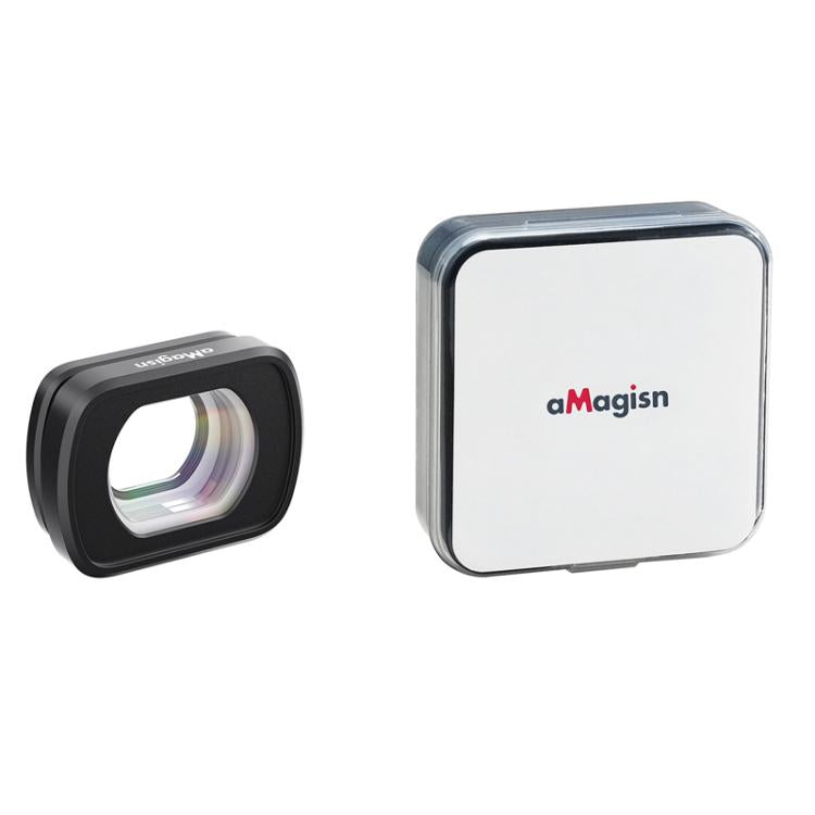 Lente gran angular aMagisn 0.72X, filtro de lente de cristal óptico magnético con marco de aleación de aluminio para DJI Osm…