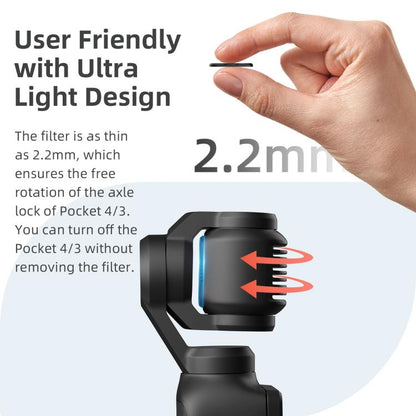Filtro magnético para lente aMagisn VND de 6-10 pasos para DJI Osmo Pocket 4 — imagen 3