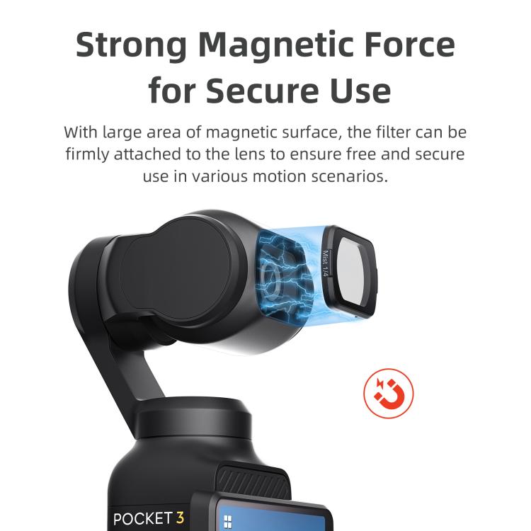 Filtro magnético para lente aMagisn ND4/16/64/256 para DJI Osmo Pocket 4 — imagen 4
