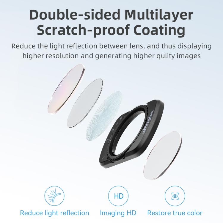 Filtro magnético para lente aMagisn ND4/16/64/256 para DJI Osmo Pocket 4 — imagen 6