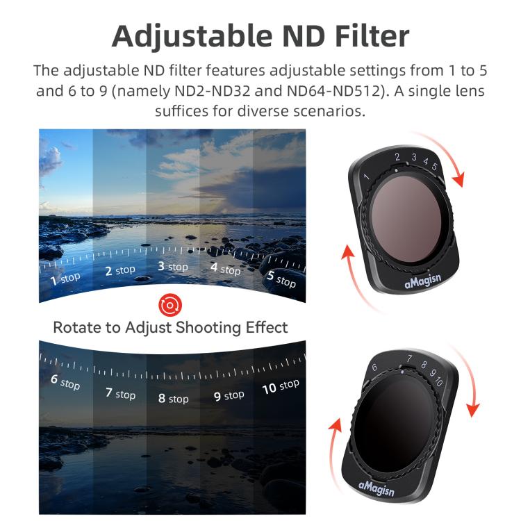 Filtro magnético para lente aMagisn Black Mist de 1/4" para DJI Osmo Pocket 4 — imagen 8