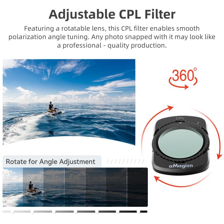 Filtro magnético para lente aMagisn ND1000 para DJI Osmo Pocket 4 — imagen 9
