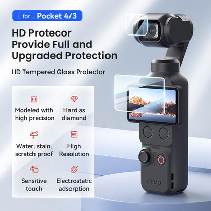 Lente Protector de pantalla aMagisn 9H de vidrio templado para y pantalla (paquete de 1+1) para DJI Osmo Pocket 4 — imagen 2