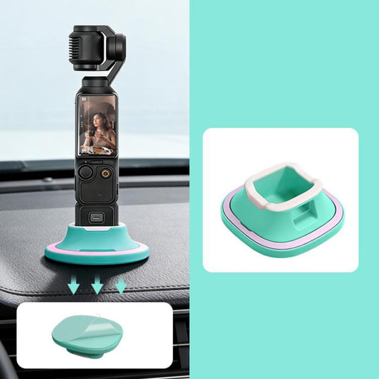 Soporte de escritorio antideslizante de silicona para DJI Osmo Pocket 4 / Osmo Pocket 3 (azul) para DJI DJI Osmo Pocket 4, D…