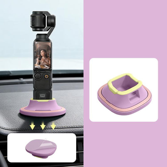 Soporte de escritorio antideslizante de silicona para DJI Osmo Pocket 4 / Osmo Pocket 3 (morado) para DJI DJI Osmo Pocket 4,…