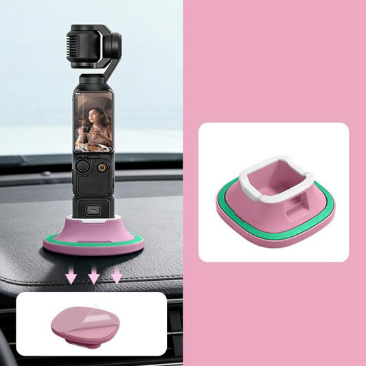 Soporte de escritorio antideslizante de silicona para DJI Osmo Pocket 4 / Osmo Pocket 3 (rosa) para DJI DJI Osmo Pocket 4, D…