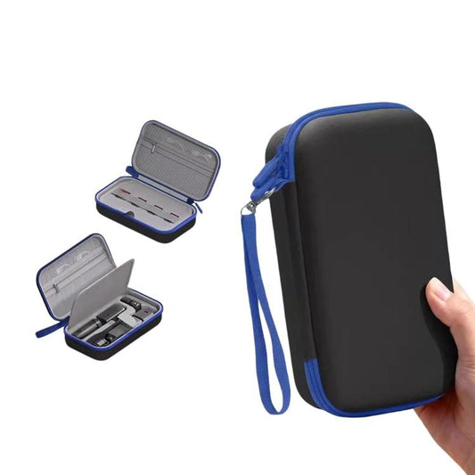 Estuche rígido de transporte de piel sintética PU, bolsa de almacenamiento portátil para viajes con divisor para DJI Osmo Po…