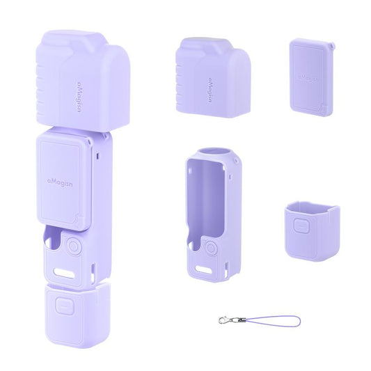 Funda protectora de silicona multicolor aMagisn, funda integral con recortes de precisión y resistente a los arañazos para D…