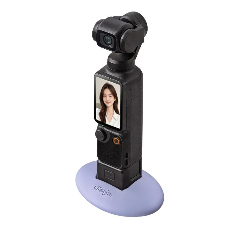 Soporte de escritorio de silicona aMagisn antideslizante para salpicadero de auto con adhesivo (morado) para DJI Osmo Pocket…