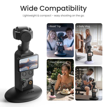 Soporte de escritorio de silicona aMagisn antideslizante para salpicadero de auto con adhesivo (morado) para DJI Osmo Pocket…