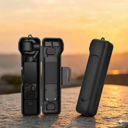 Funda protectora para la lente del gimbal BRDRC de la /3 para DJI Osmo Pocket 4 (negra)