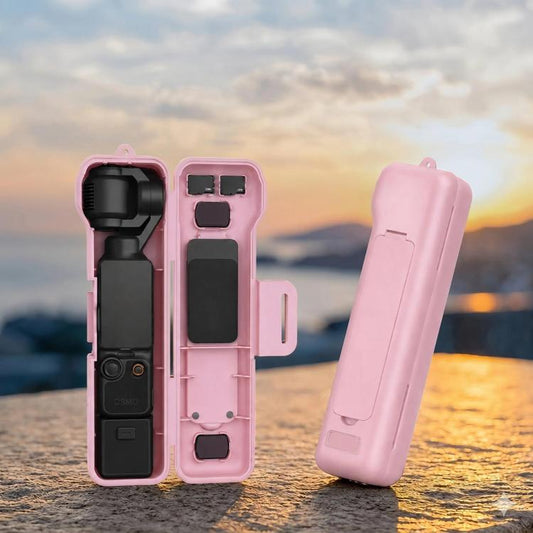 Funda protectora para la lente del gimbal BRDRC de la pantalla del /3 para DJI Osmo Pocket 4 (rosa)