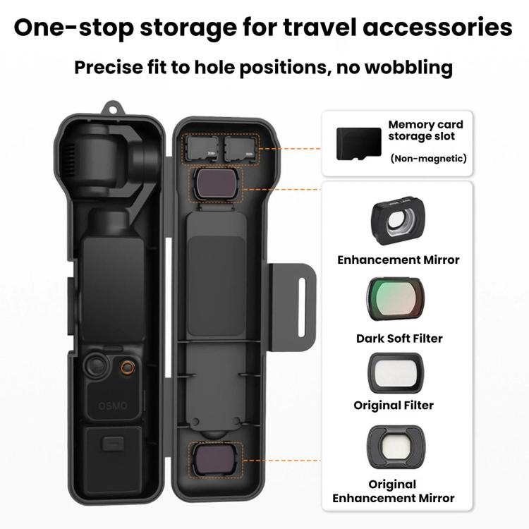 Funda protectora para la lente del gimbal BRDRC de la /3 para DJI Osmo Pocket 4 (negra) — imagen 4