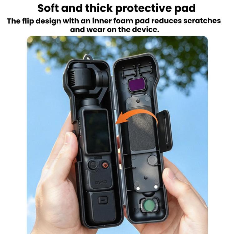 Funda protectora para la lente del gimbal BRDRC de la pantalla del /3 para DJI Osmo Pocket 4 (rosa) — imagen 5