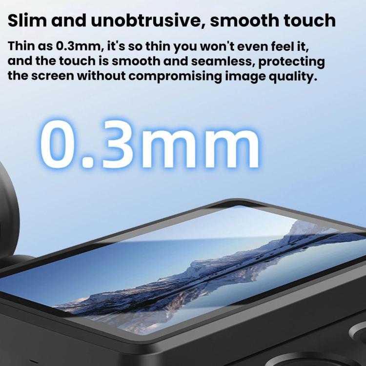 Aplicador de protector de pantalla de vidrio templado BRDRC AR para DJI Osmo Pocket 4 (negro translúcido) — imagen 4