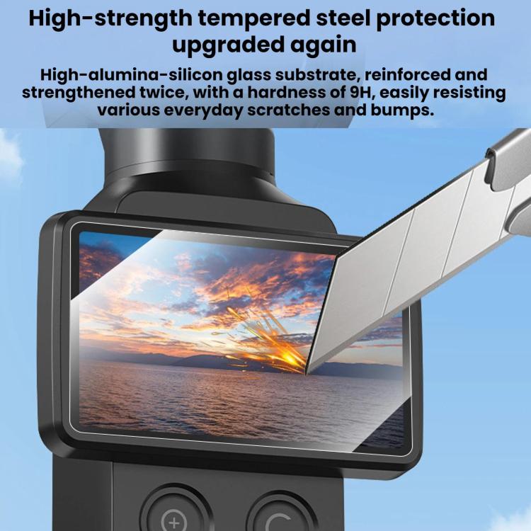 Aplicador de protector de pantalla de vidrio templado BRDRC AR para DJI Osmo Pocket 4 (negro translúcido) — imagen 8