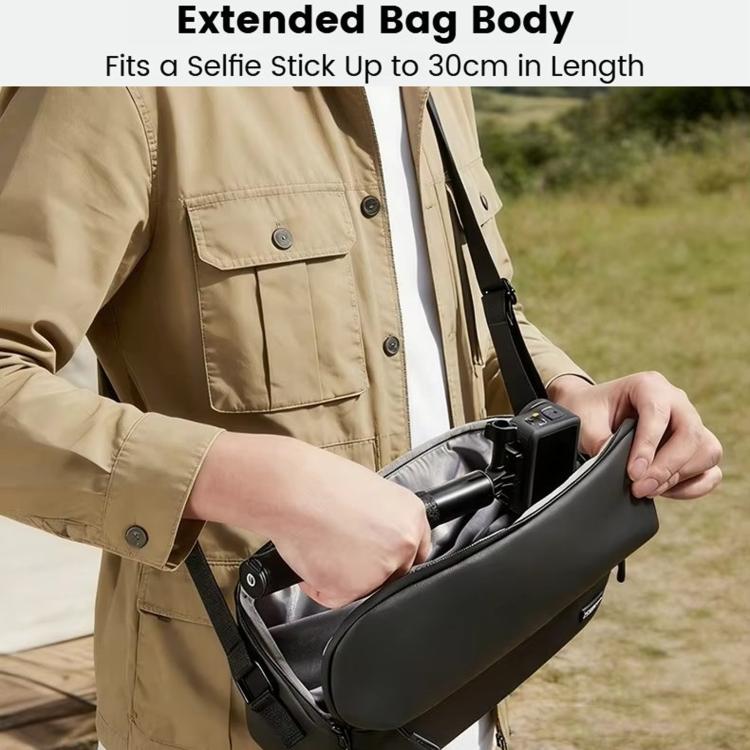 Bolsa de almacenamiento para cámara de acción Baona BN-DJ004, tipo bandolera para DJI Osmo Action 4 (negra) — imagen 7