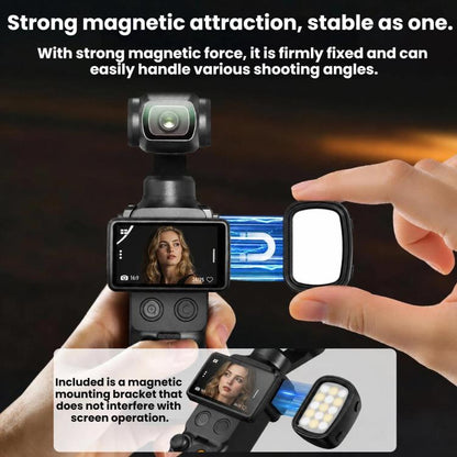 Luz magnética portátil para selfies BRDRC (negra) — imagen 12
