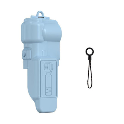 Carcasa de la Protector de pantalla para la lente BRDRC de para DJI Osmo Pocket 4 (azul)
