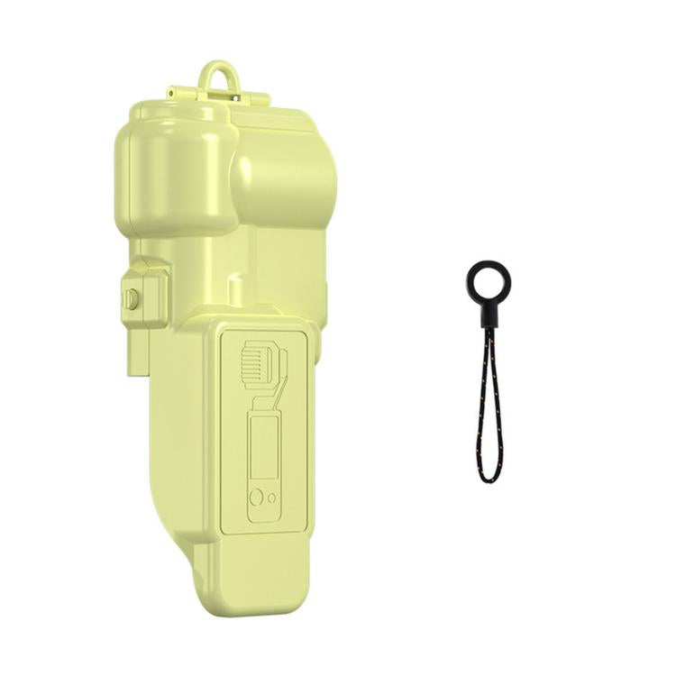 Carcasa de la Protector de pantalla para la lente BRDRC de para DJI Osmo Pocket 4 (amarillo)