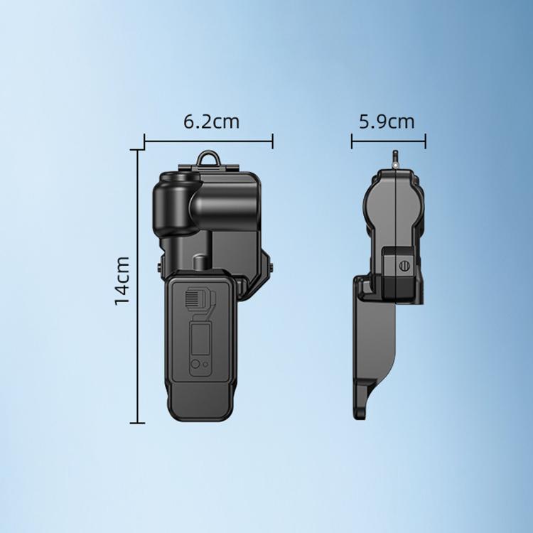 Carcasa de la Protector de pantalla para la lente BRDRC de para DJI Osmo Pocket 4 (amarillo) — imagen 3