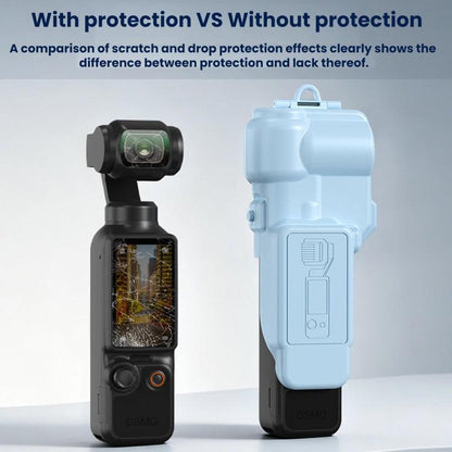 Carcasa de la Protector de pantalla para la lente BRDRC de para DJI Osmo Pocket 4 (azul) — imagen 8