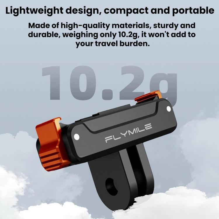 Base magnética de liberación rápida FLYMILE (negra) para DJI Osmo Action 6 — imagen 7