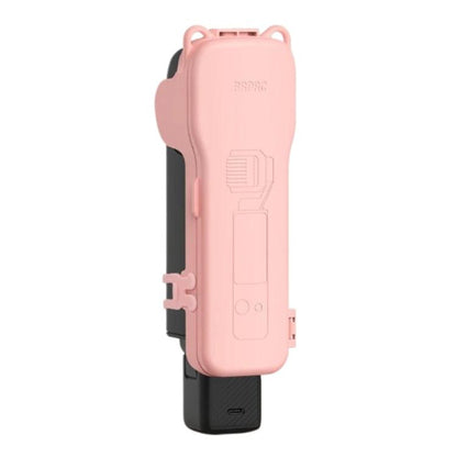 Estuche abatible con cierre magnético para filtros BRDRC para DJI Osmo Pocket 3 (rosa)