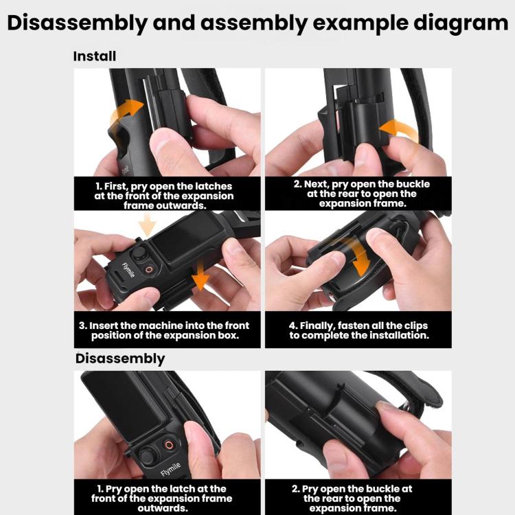 Marco extensor multifuncional Flymile (negro) — imagen 8