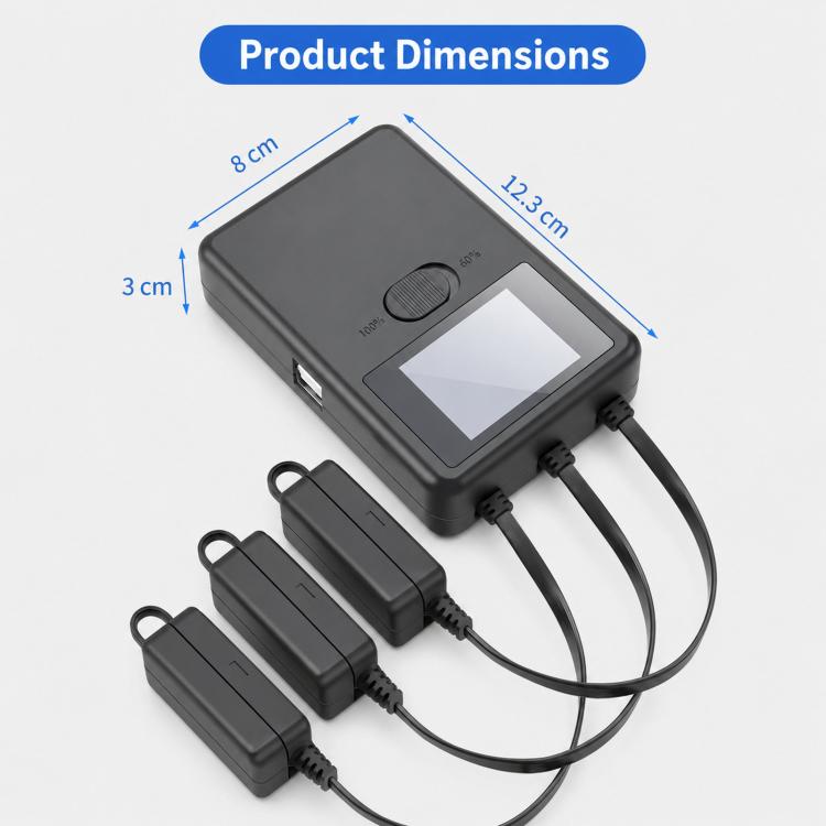Cargador inteligente YX de 3 vías con pantalla LCD para DJI Mini 5 Pro / Mini 4 Pro / Mini 3 Pro para DJI DJI Mini 5 Pro, DJ…