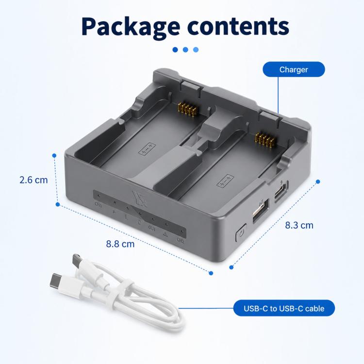 Batería Cargador paralelo YX PD de 45 W, concentrador de carga rápida bidireccional con modo de almacenamiento de para DJI N…